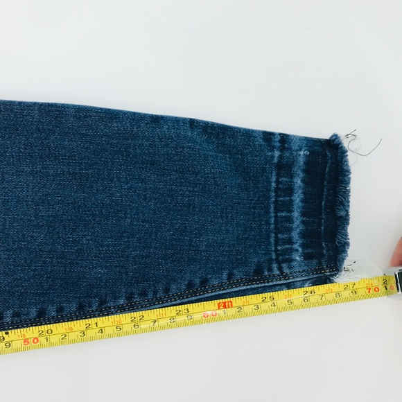 Spanx Distressed Ankle Skinny Jeans in Medium Wash Size Small - Picture 11 of 11